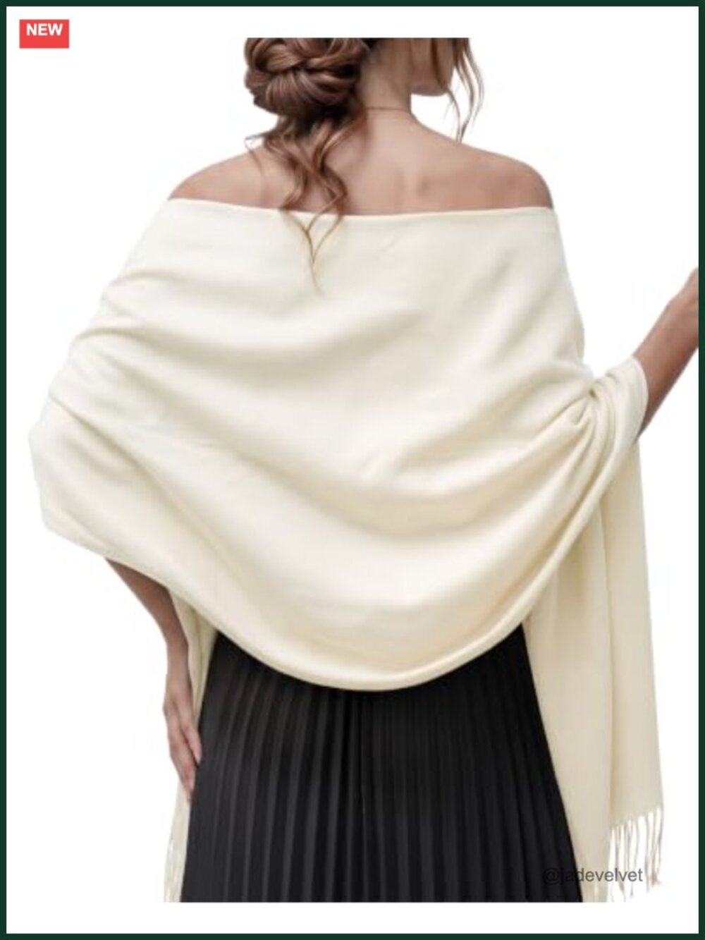 Pashmina Wrap Shawl Women Bridal Evening Scarf Luxury